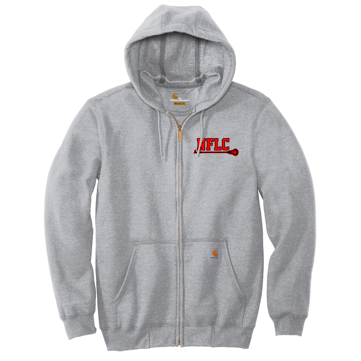 Nassau Fire Lacrosse Carhartt Zip-Front Sweatshirt