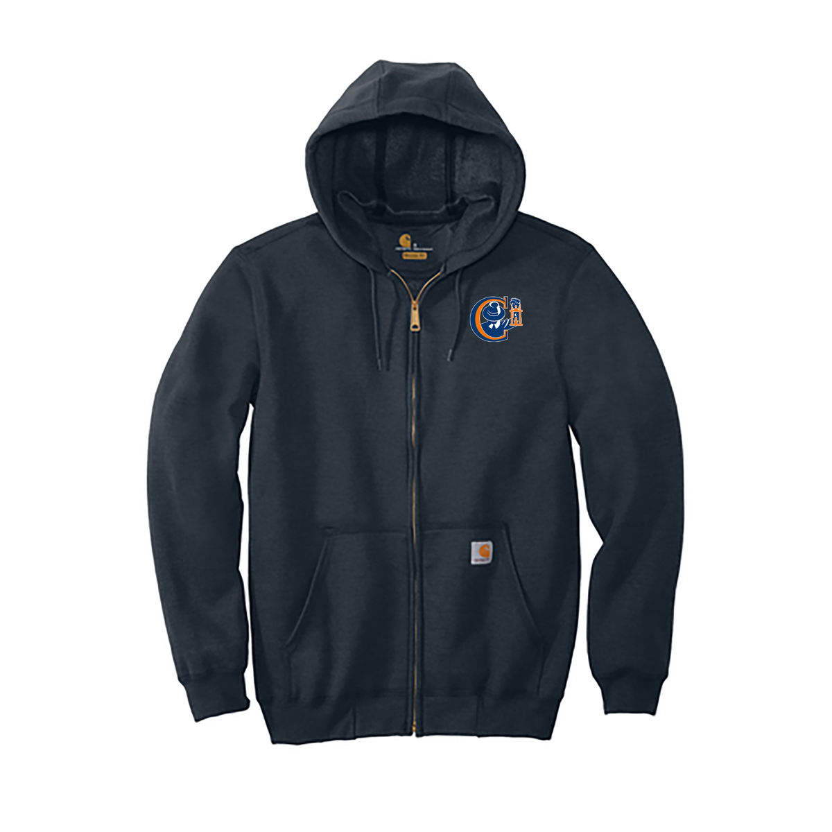 Collegiate School Carhartt Zip-Front Sweatshirt