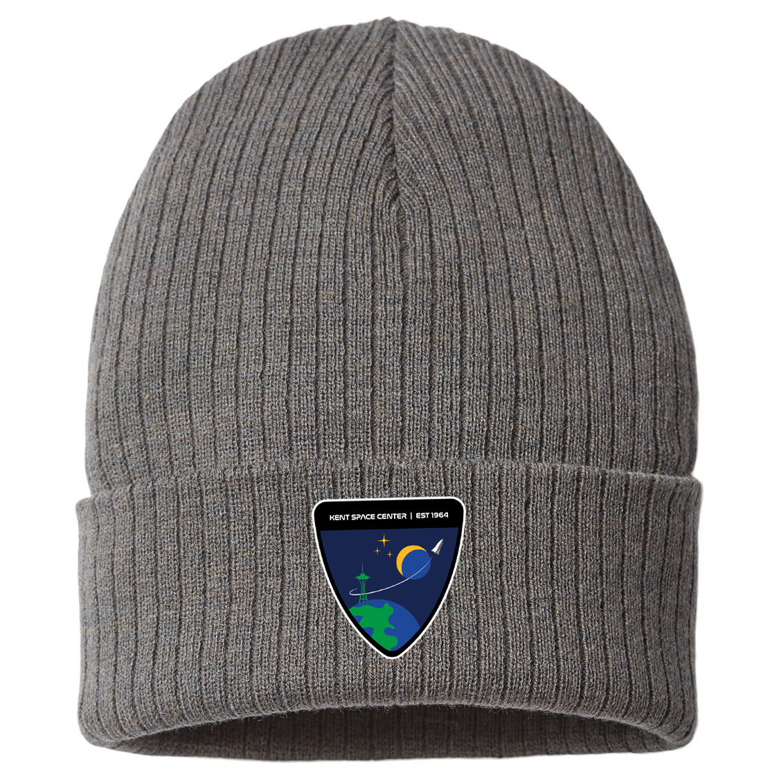 Boeing Kent Space Center Atlantis Headwear Rib Knit Beanie (Shield Logo)