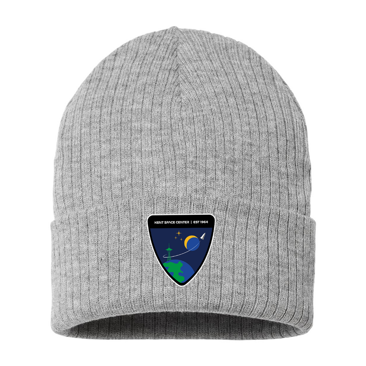 Boeing Kent Space Center Atlantis Headwear Rib Knit Beanie (Shield Logo)