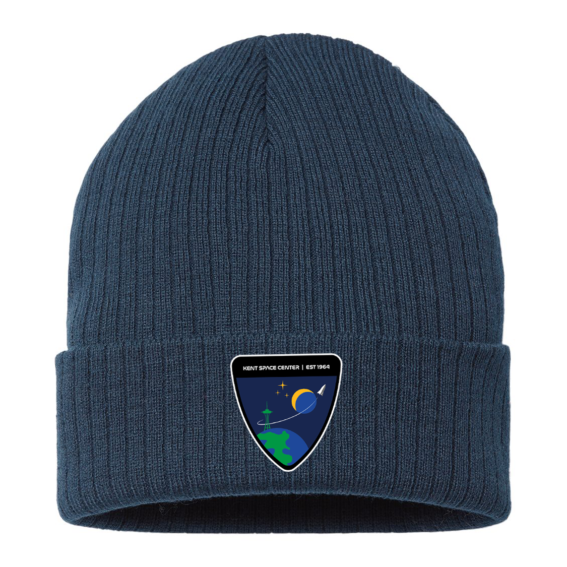 Boeing Kent Space Center Atlantis Headwear Rib Knit Beanie (Shield Logo)