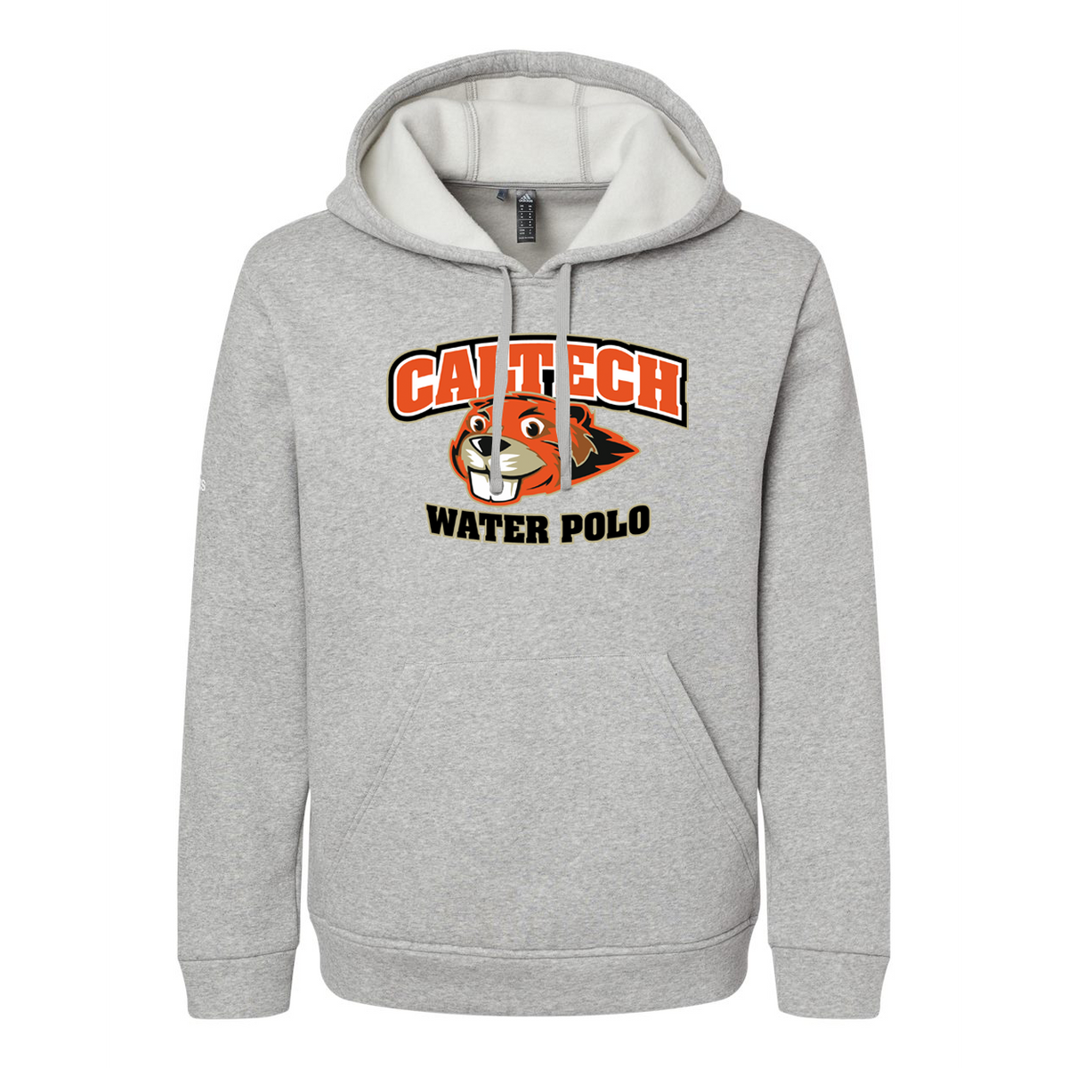 Caltech Water Polo Adidas Fleece Hooded Sweatshirt