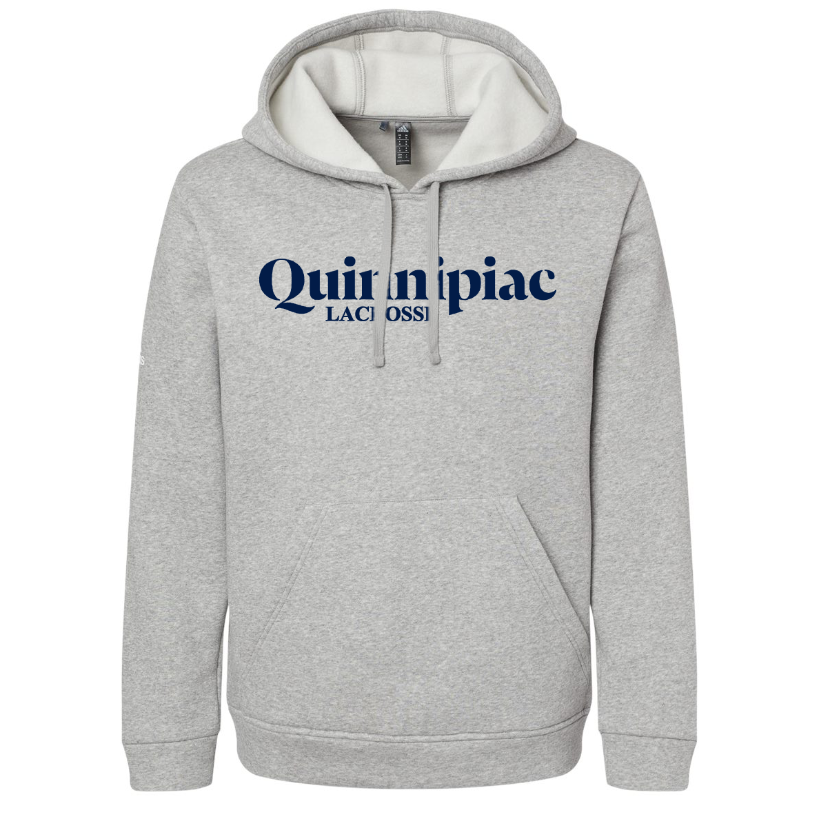 Quinnipiac Men's Lacrosse Adidas Fleece Hooded Sweatshirt