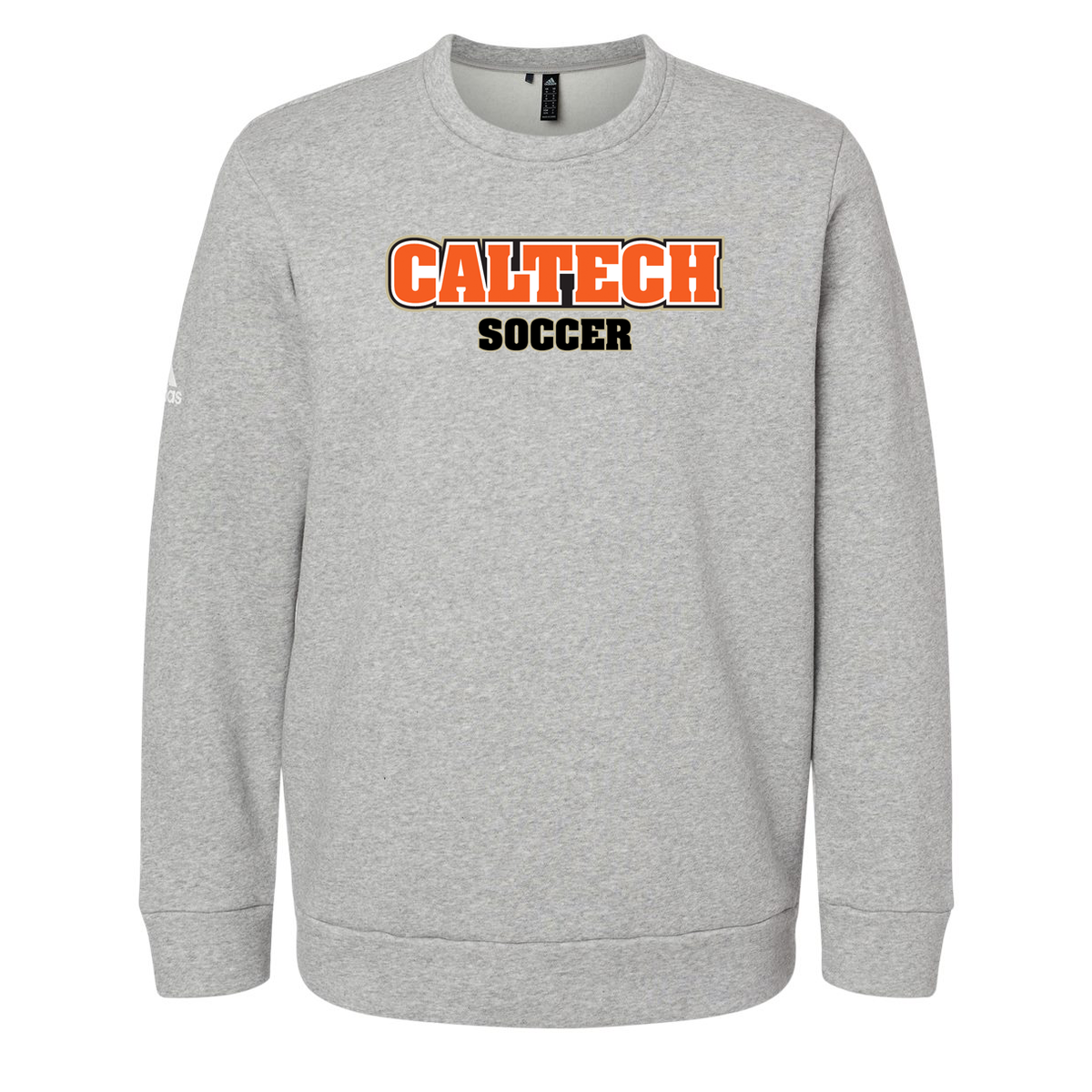 Caltech Beavers Soccer Adidas Fleece Crewneck Sweatshirt