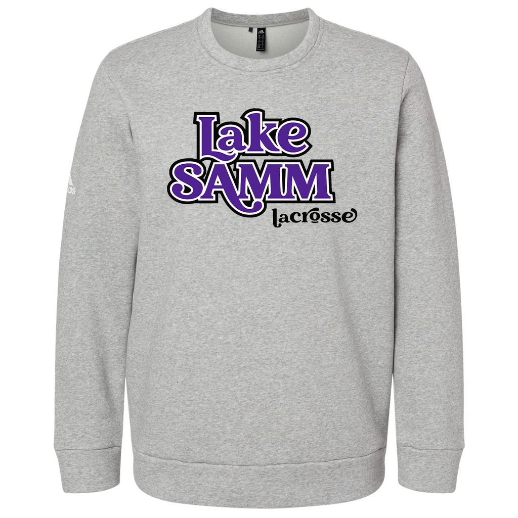 Lake Samm Lacrosse Adidas Fleece Crewneck Sweatshirt