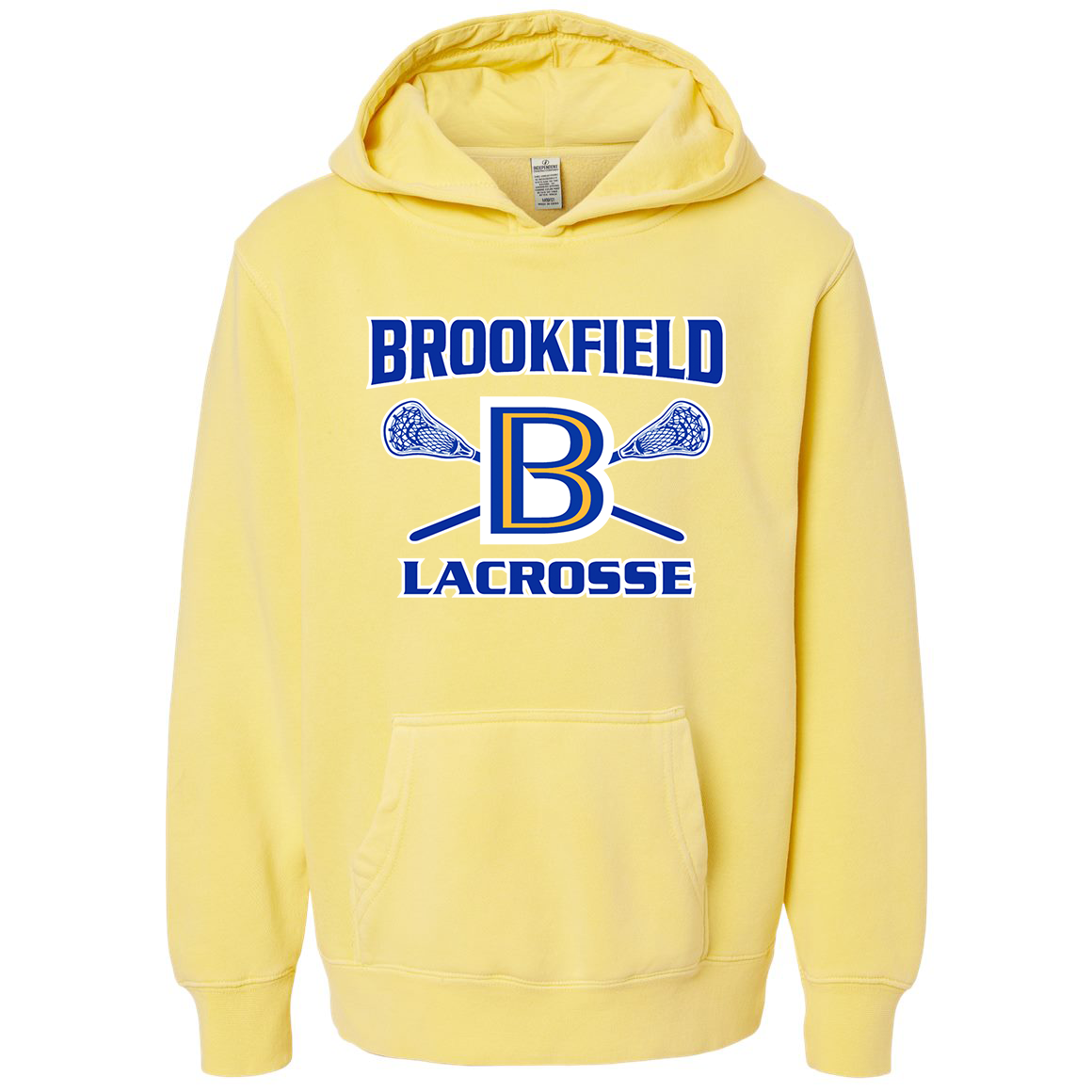 Brookfield Lacrosse Youth Pigment-Died Sweatshirt