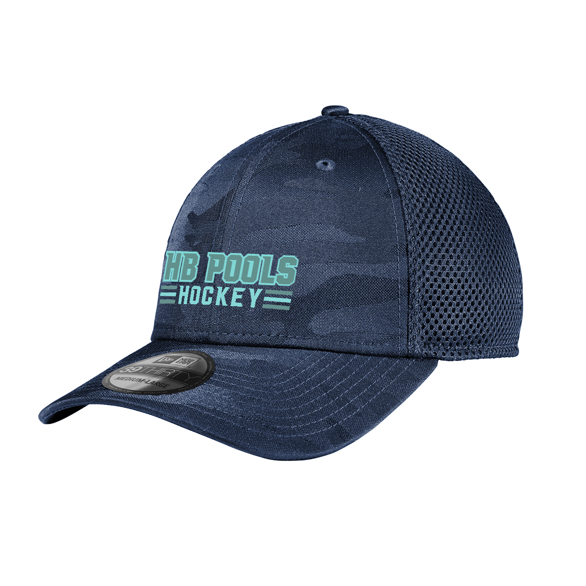 HB Pools Hockey Camo Stretch Mesh Cap