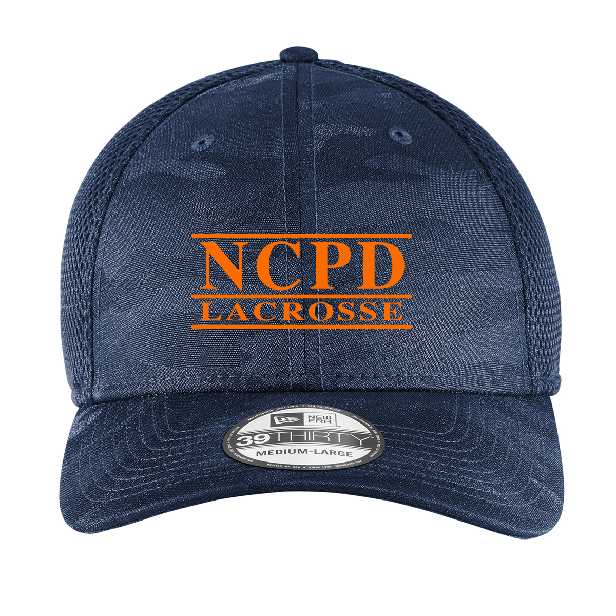 NCPD Lacrosse Camo Stretch Mesh Cap