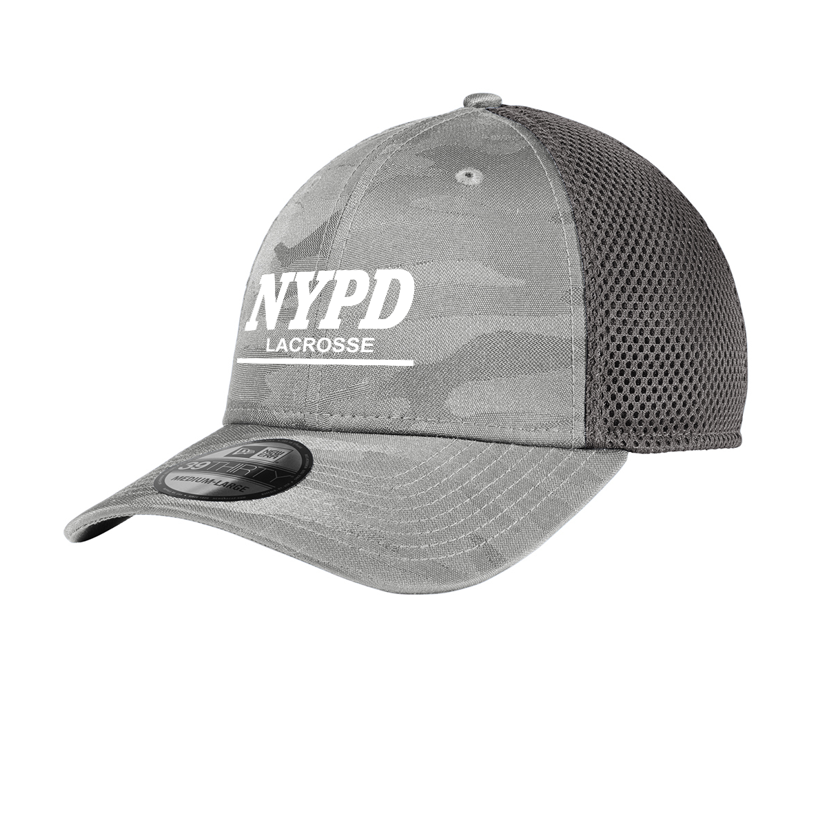 NYPD Lacrosse Camo Stretch Mesh Cap