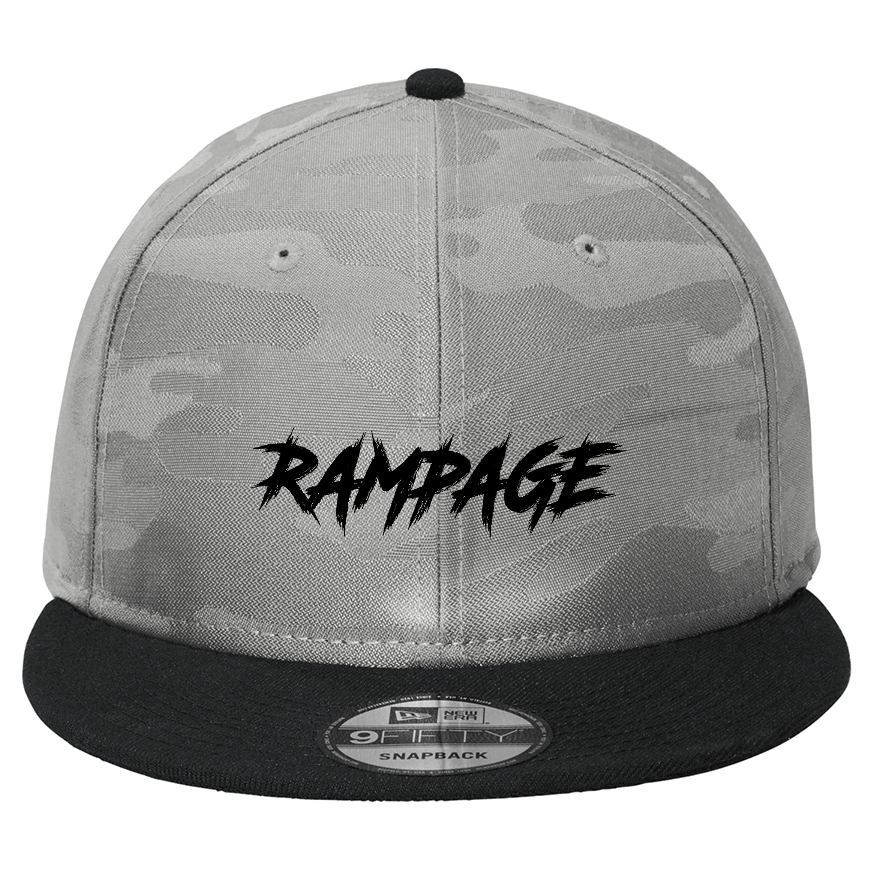 Rampage Box Lacrosse Camo Flat Bill