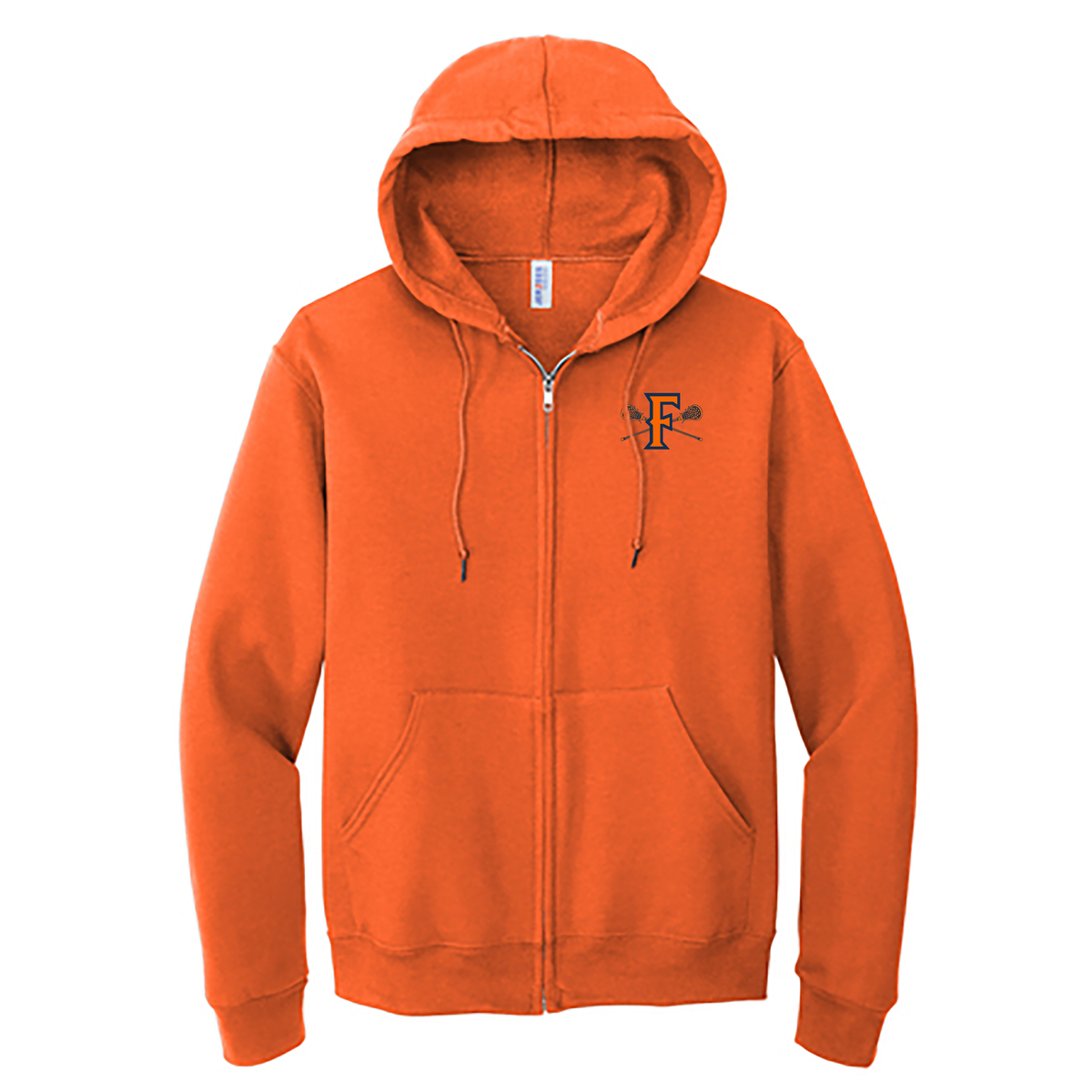 CSU Fullerton Lacrosse JERZEES NuBlend Full Zip Hoodie