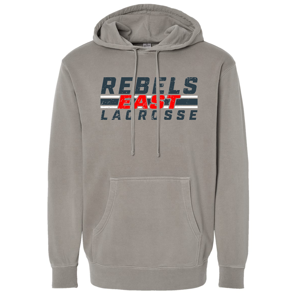 Rebels LC East Independent Trading Co. Pigment-Dyed Hooded Sweatshirt