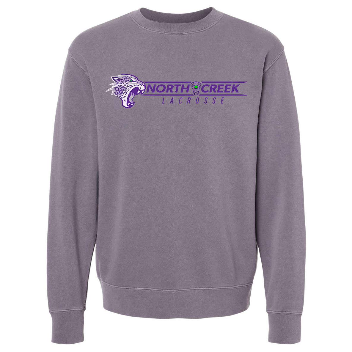 North Creek Lacrosse Independent Trading Co. Midweight Pigment-Dyed Crewneck