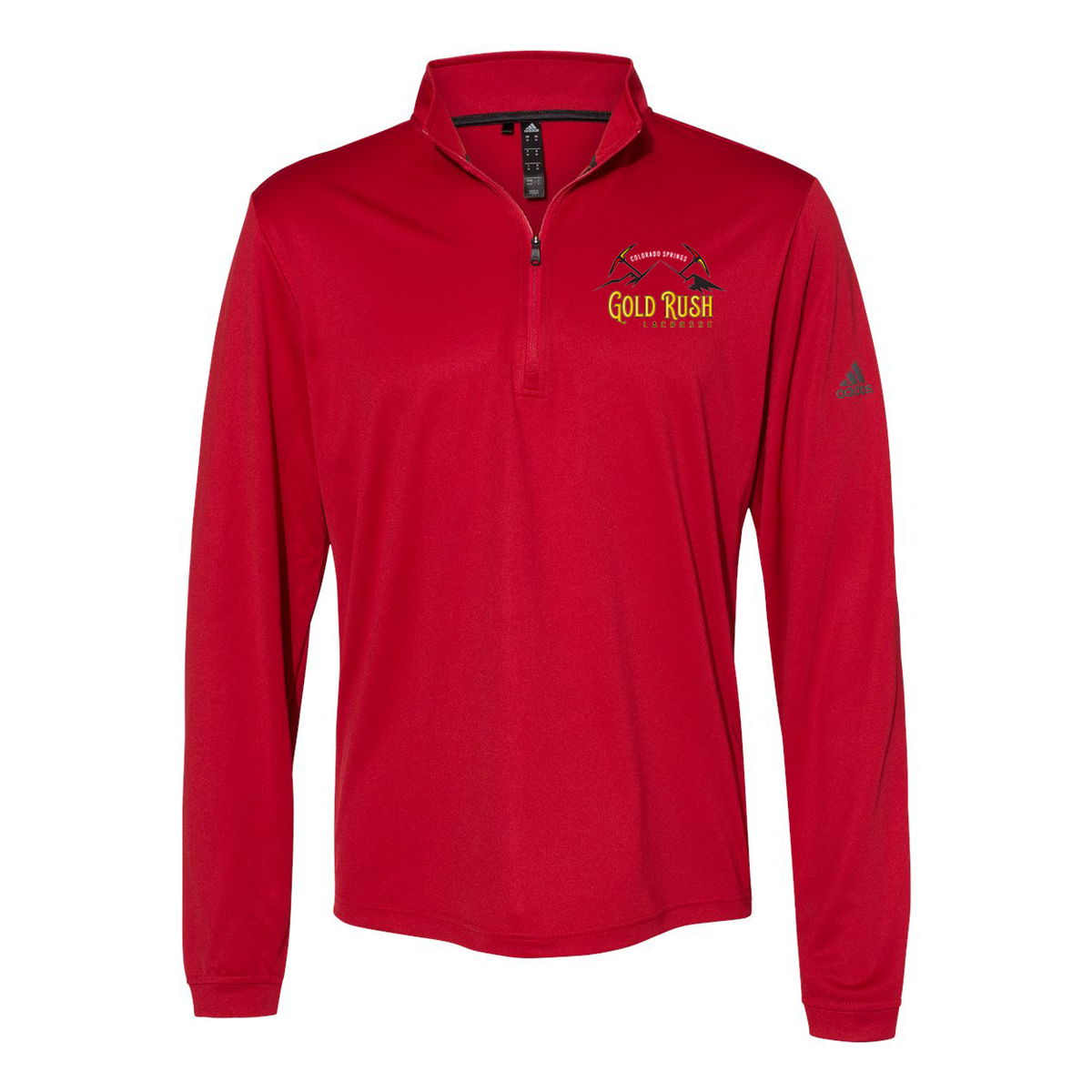 Gold Rush Lacrosse Adidas Lightweight Quarter-Zip Pullover