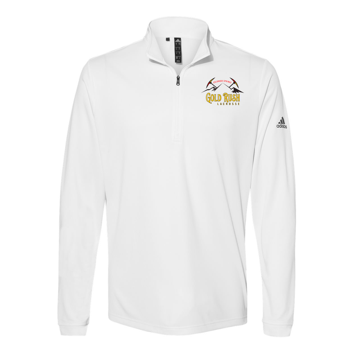 Gold Rush Lacrosse Adidas Lightweight Quarter-Zip Pullover