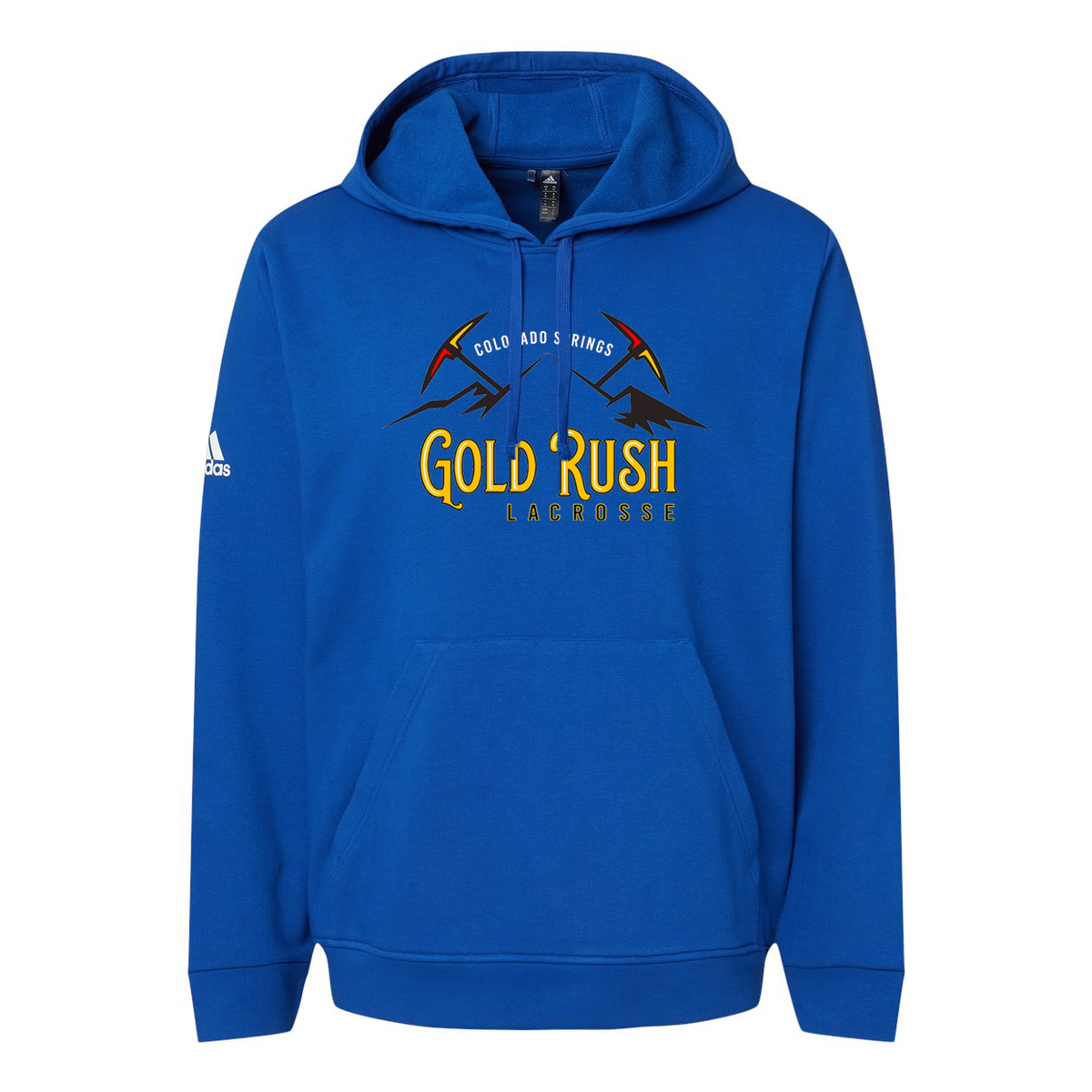 Gold Rush Lacrosse Adidas Fleece Hooded Sweatshirt