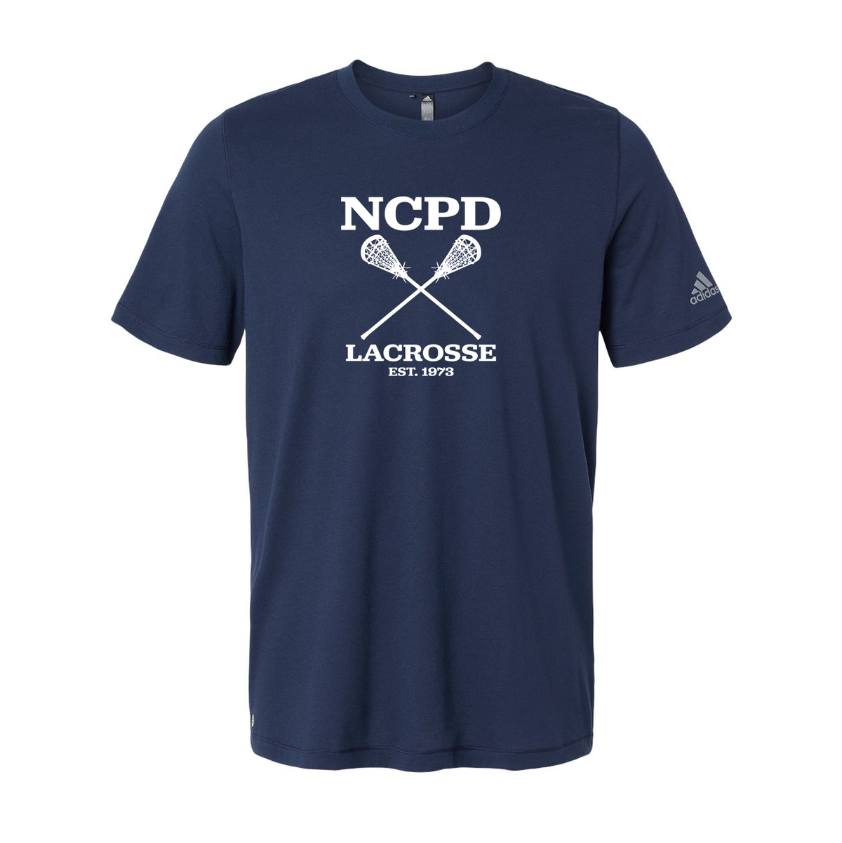 NCPD Lacrosse Adidas Blended T-Shirt