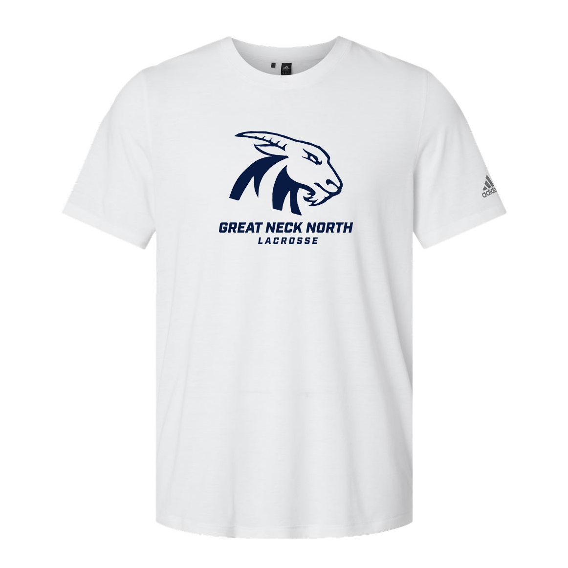 Great Neck North HS Lacrosse Adidas Blended T-Shirt
