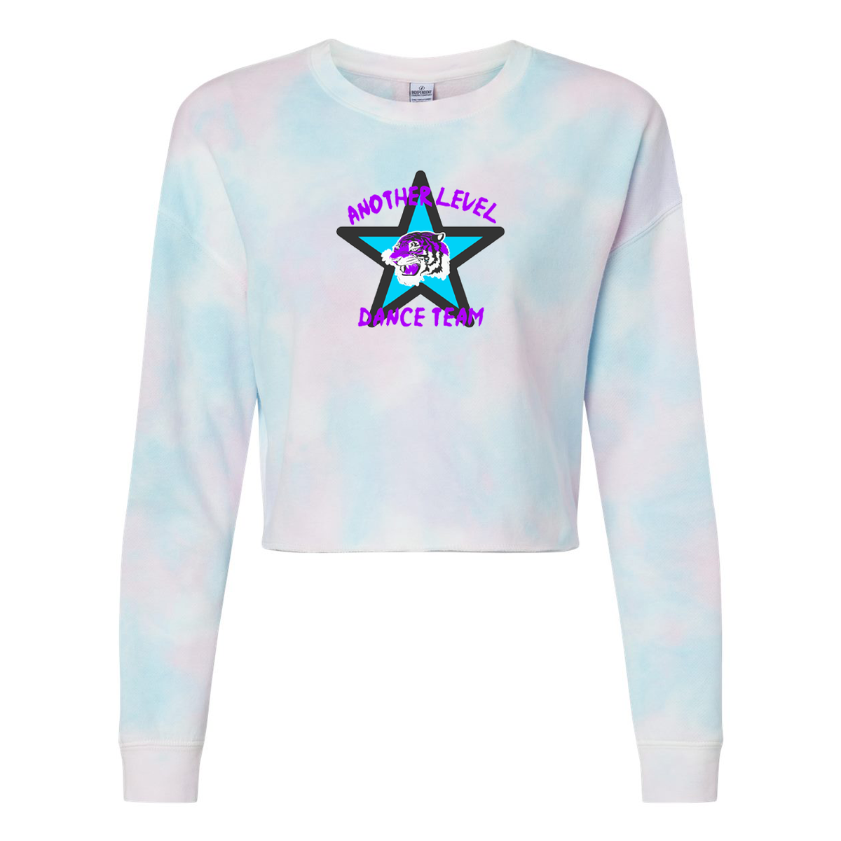 Another Level Dance Team Women's Lightweight Cropped Crew Pullover