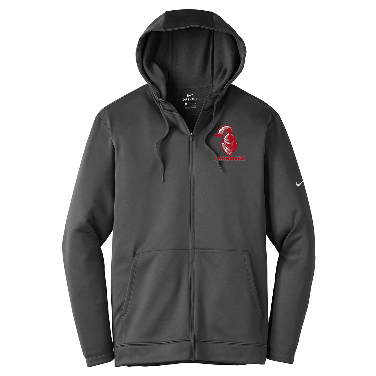 Northridge High School Lacrosse Nike Therma-FIT Full Zip Hoodie