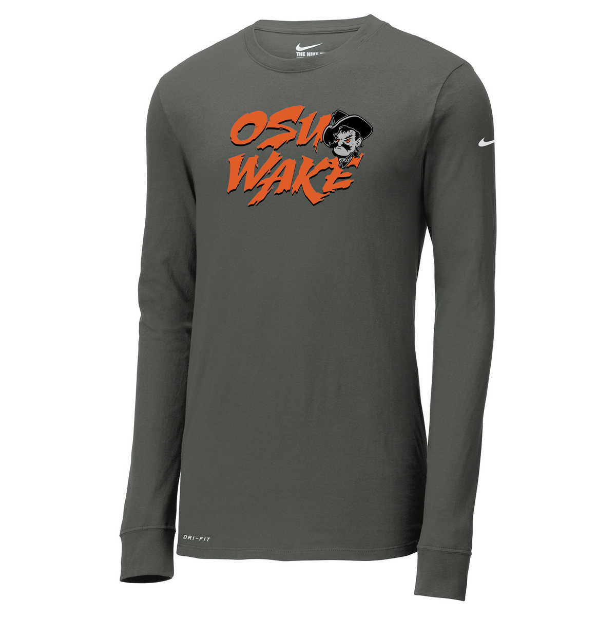 OK State Wakeboarding Nike Dri-FIT Long Sleeve Tee