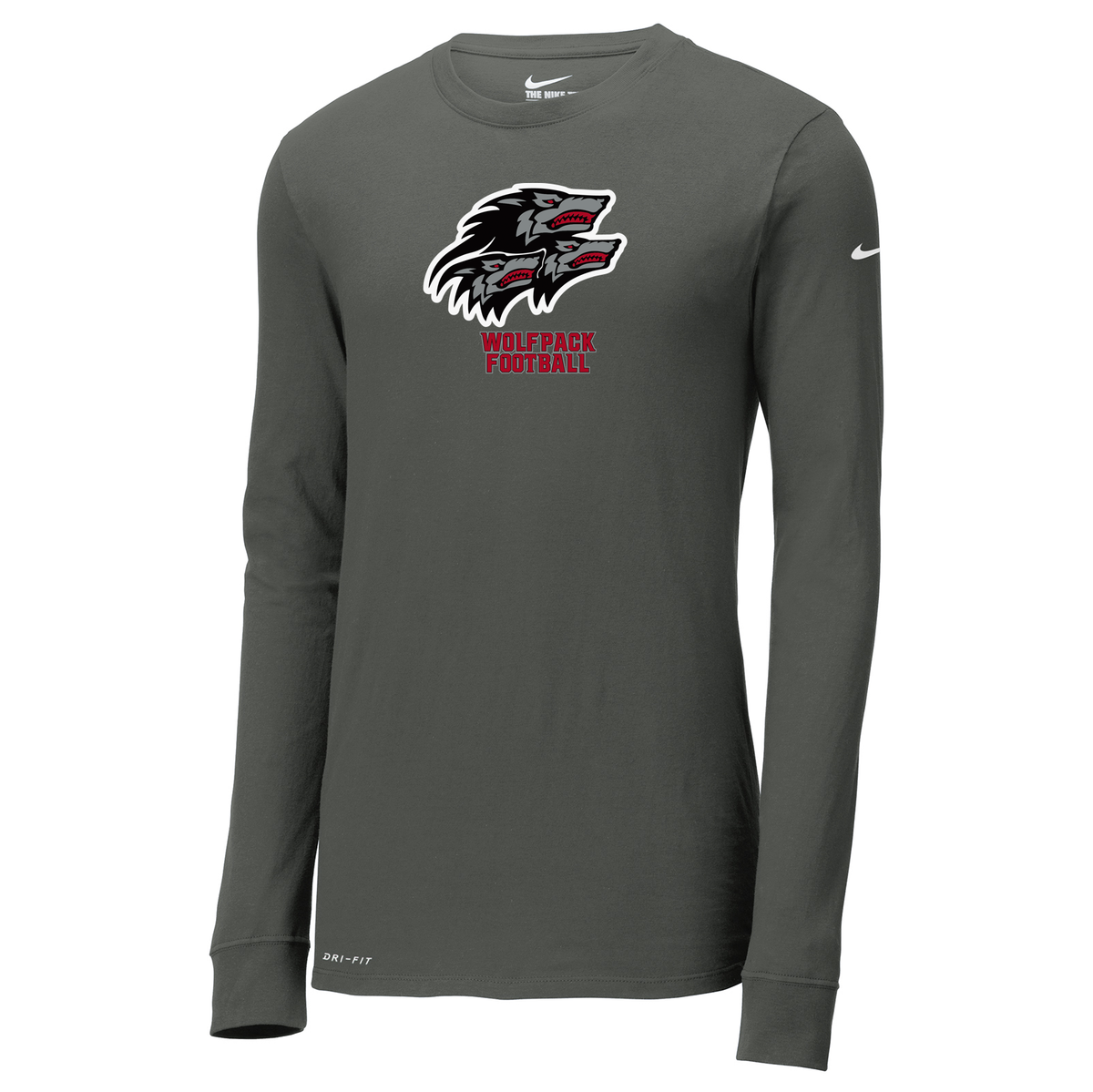 North Houston Wolfpack Football Nike Dri-FIT Long Sleeve Tee