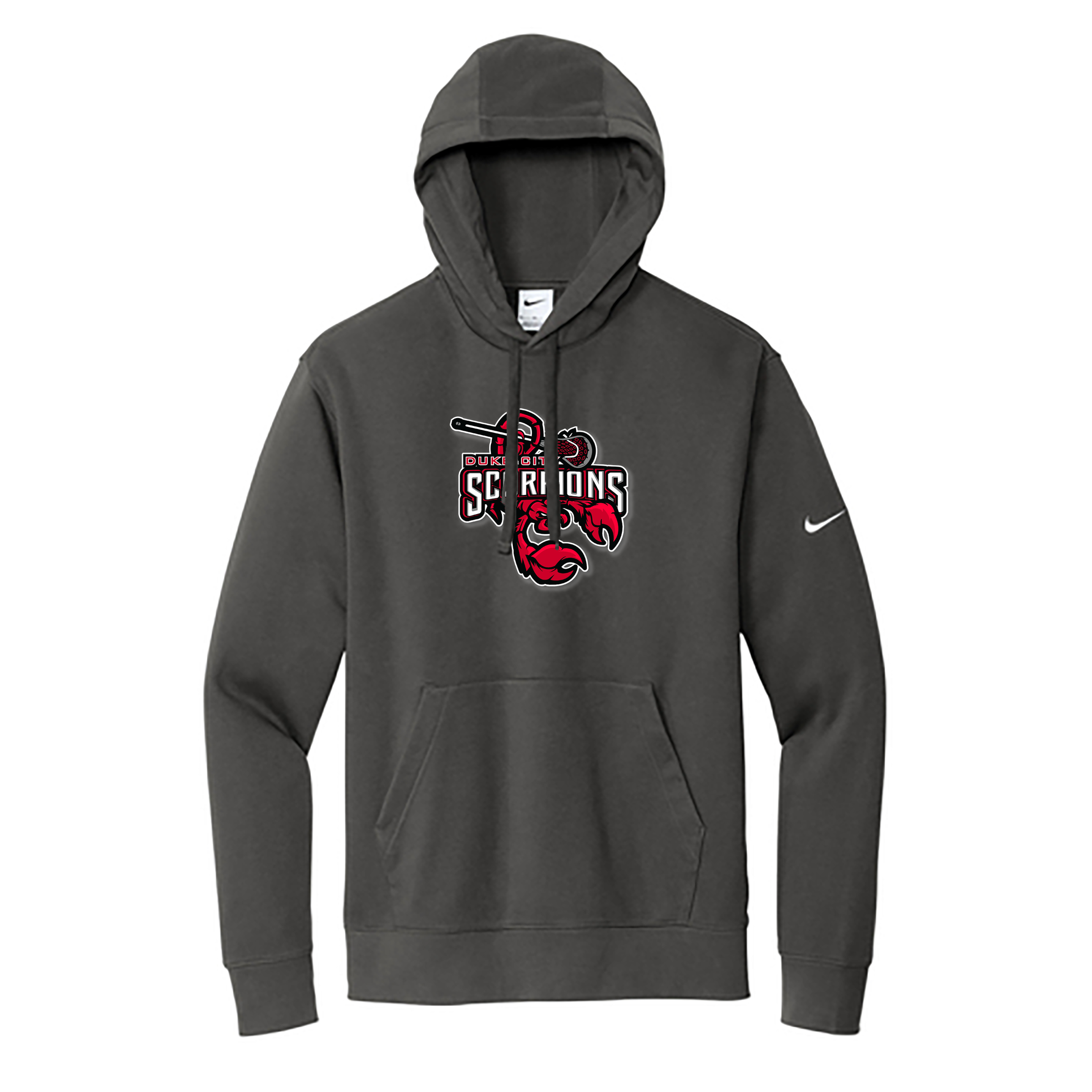 Duke City Scorpions HS Lacrosse Nike Fleece Swoosh Hoodie Blatant Team Store