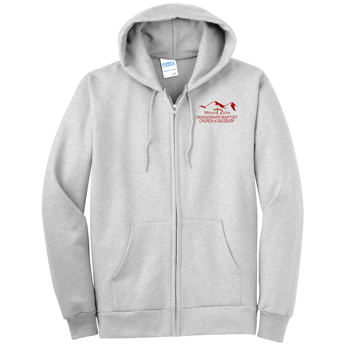 Mount Zion Missionary Baptist Church Full Zip Hoodie