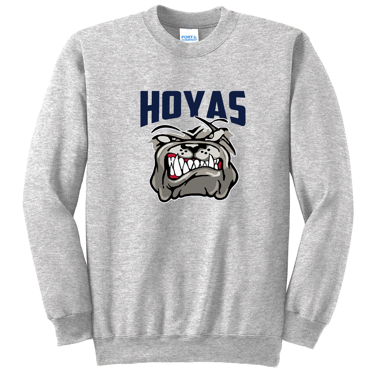 Hoya Lacrosse Crew Neck Sweater