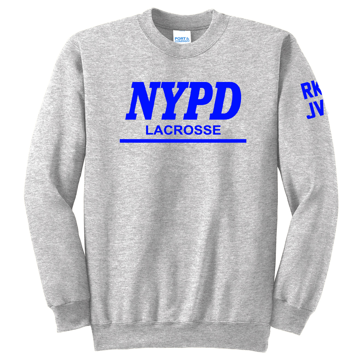 NYPD Lacrosse Crew Neck Sweater
