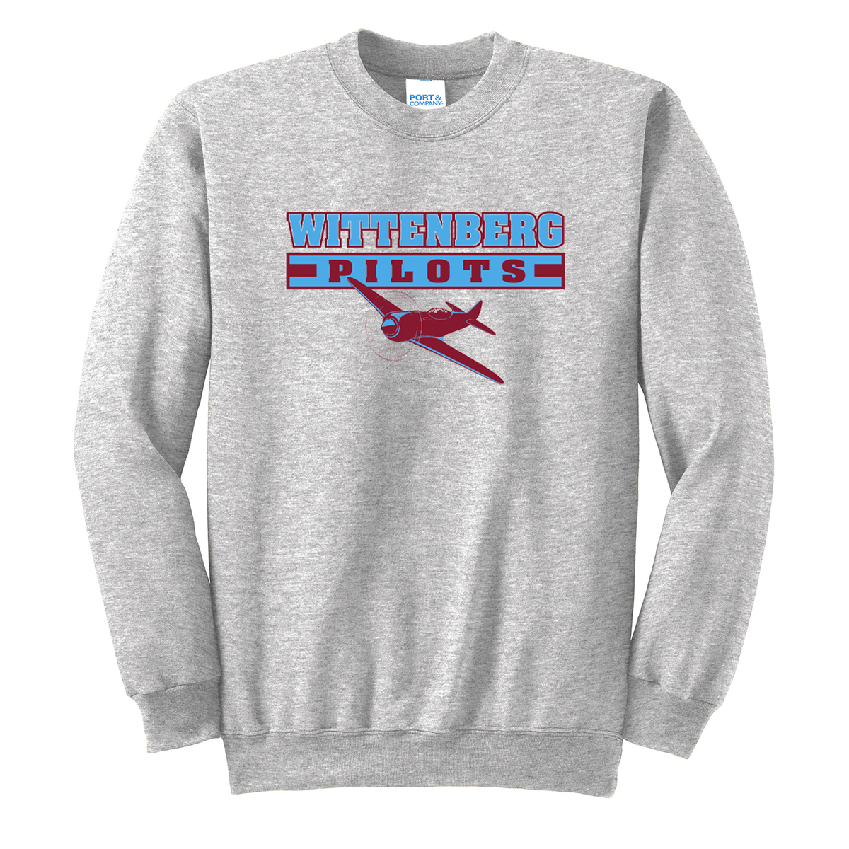 Wittenberg Pilots Baseball Crew Neck Sweater