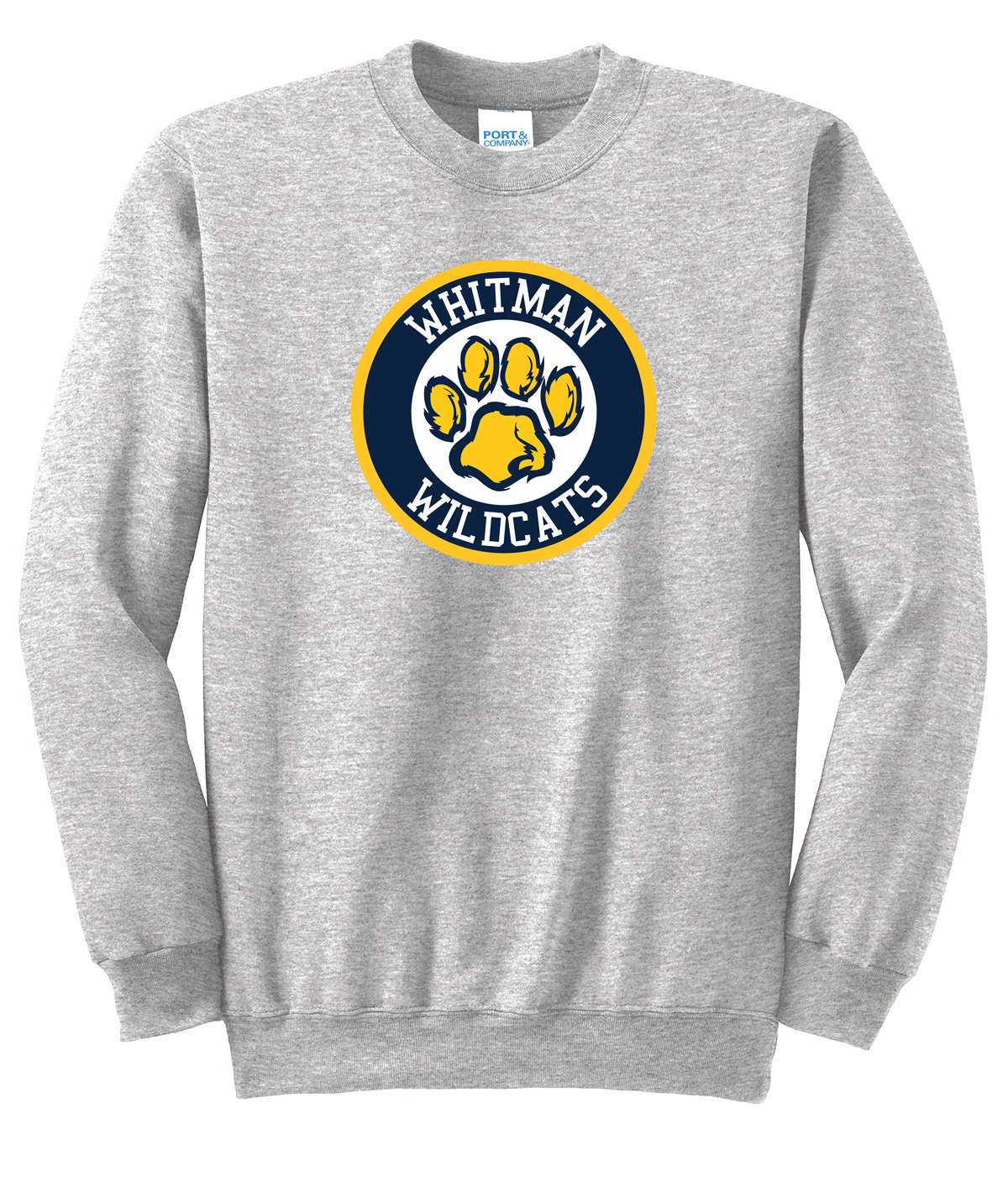 Whitman Wildcats Crew Neck Sweater
