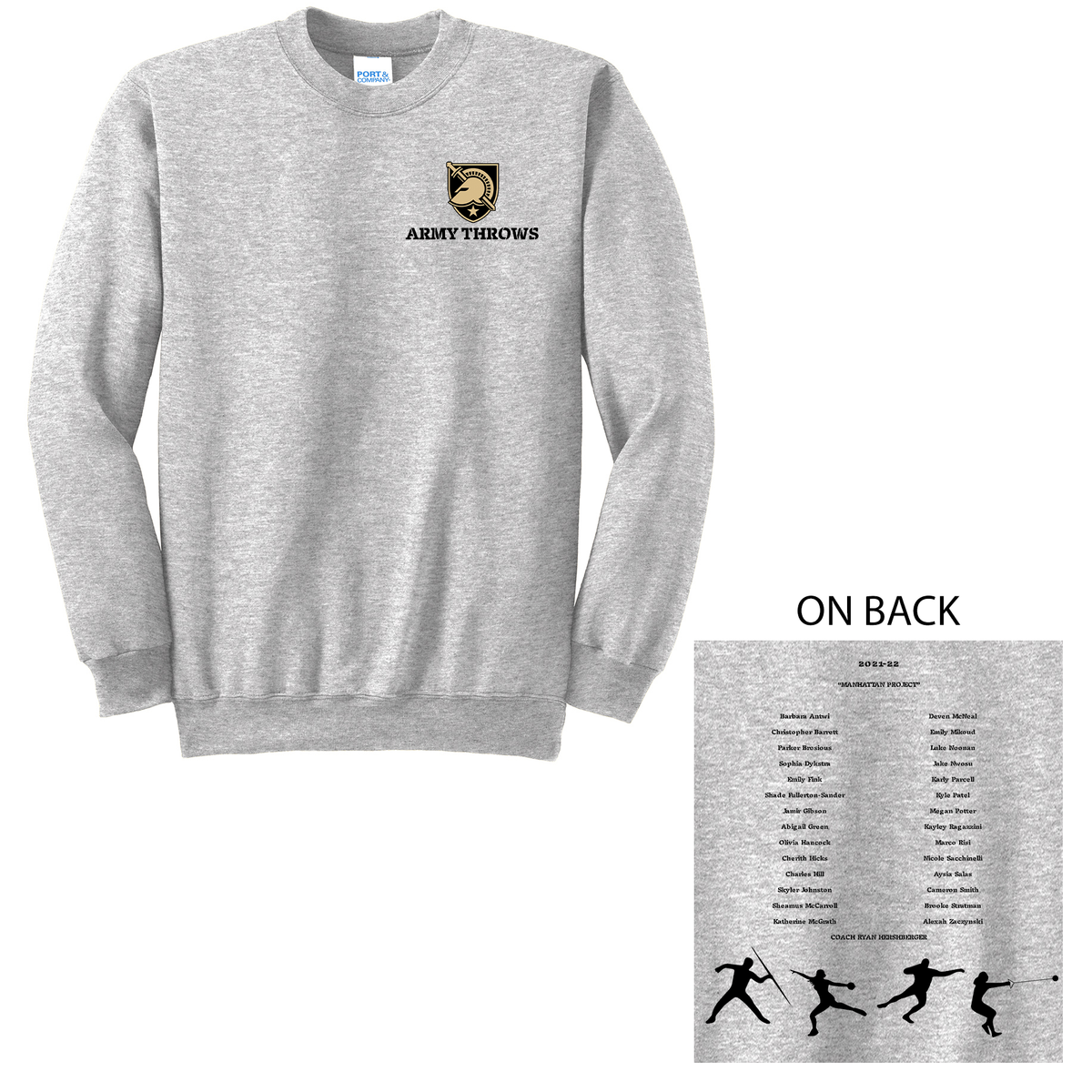 Army Throws Crew Neck Sweater