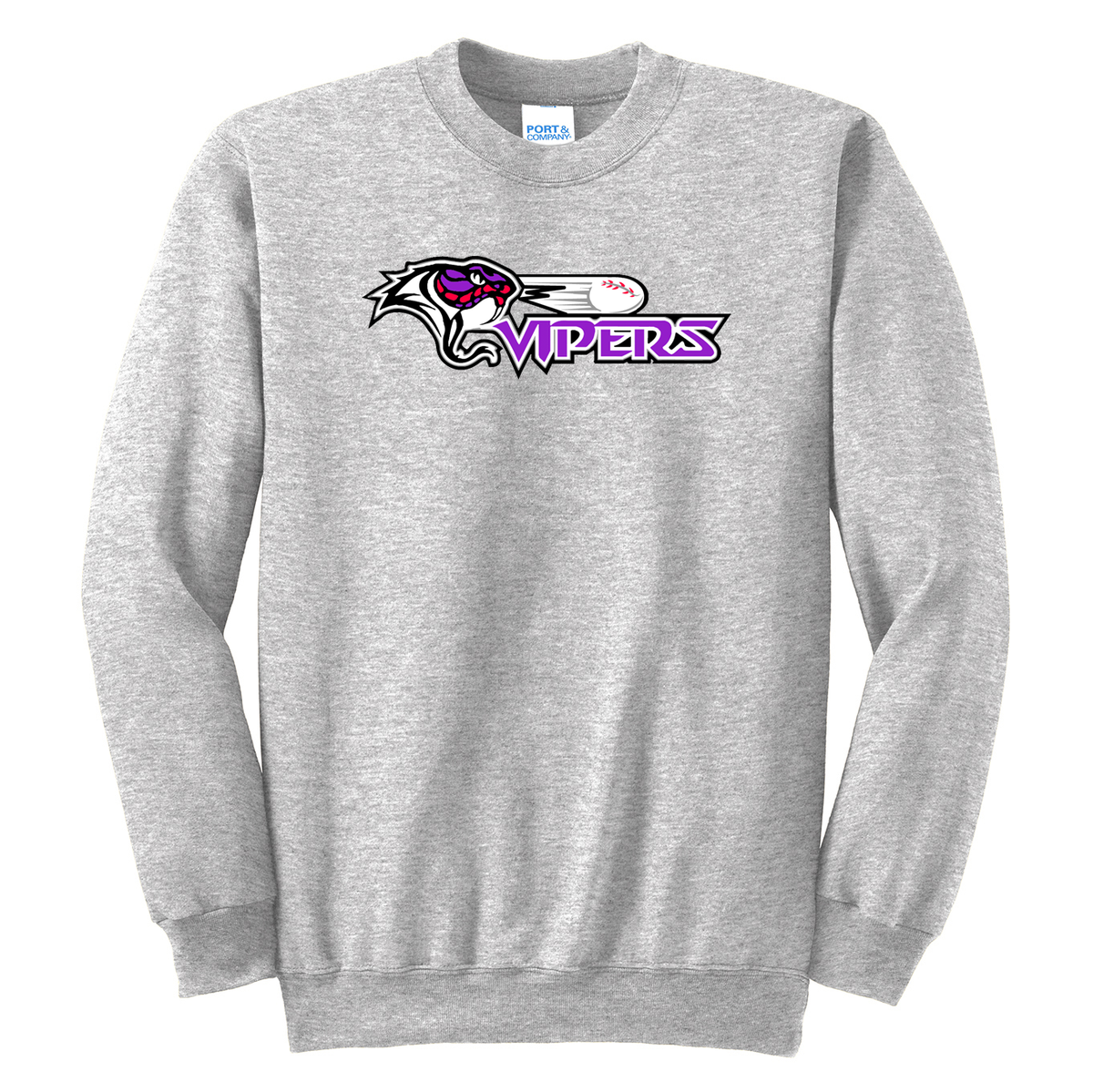 Vipers Baseball Crew Neck Sweater