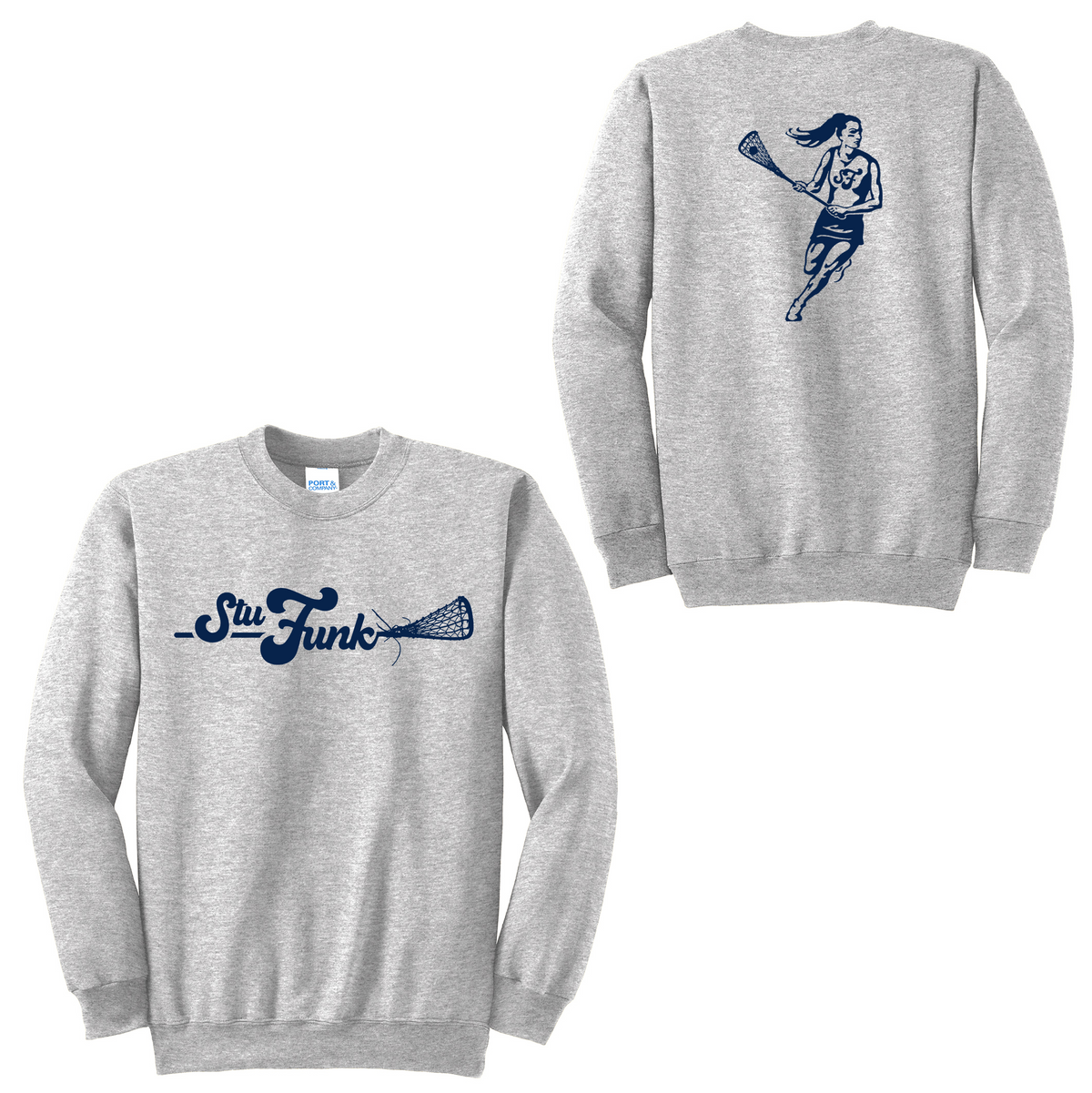 StuFunk Lacrosse Crew Neck Sweater