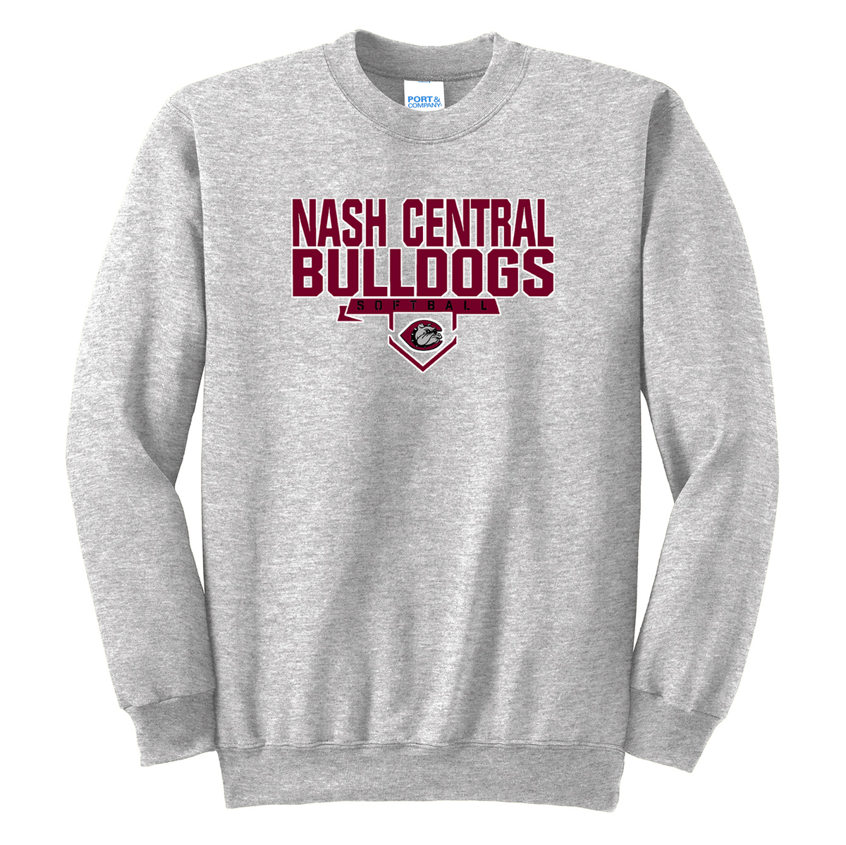 Nash Central HS Softball Crew Neck Sweater