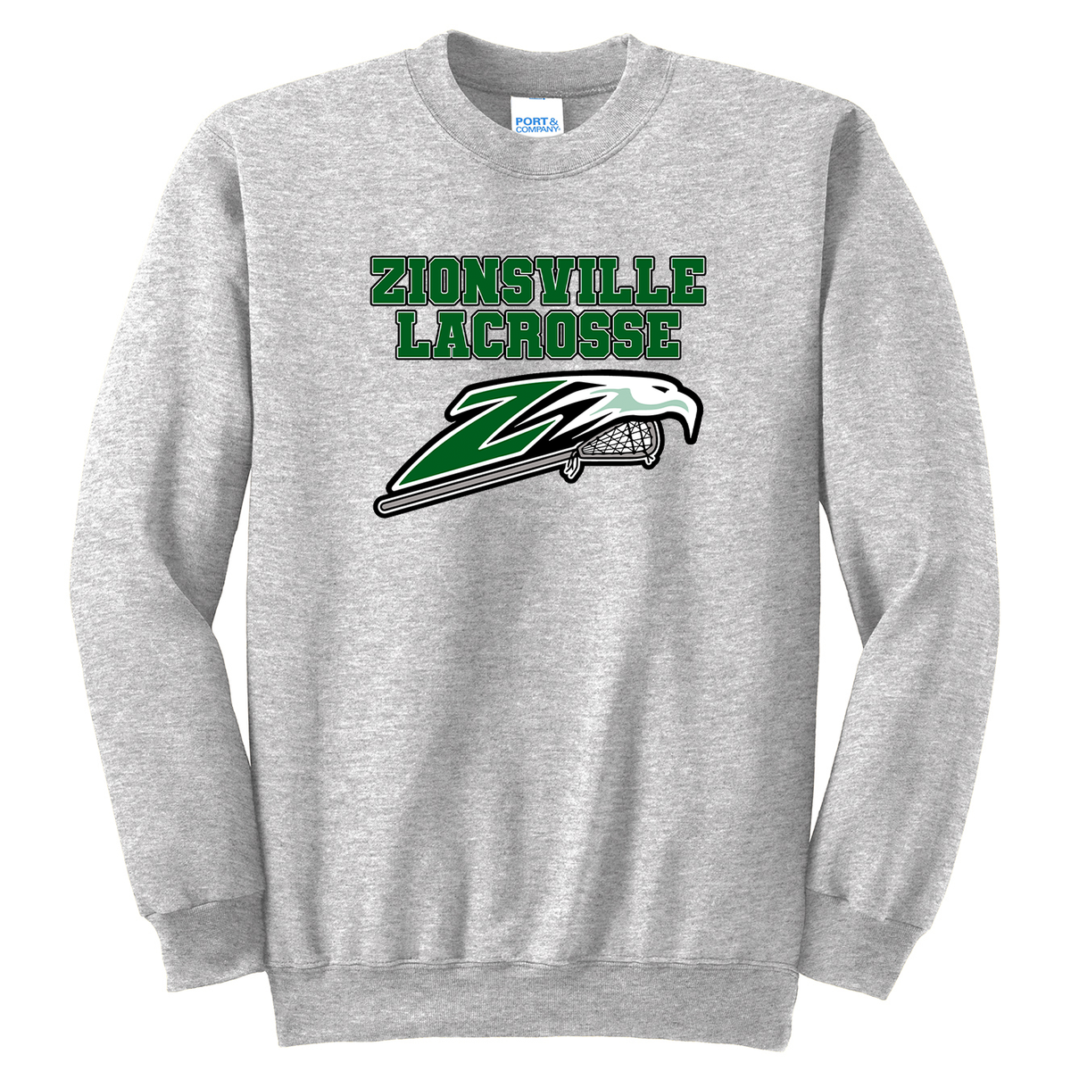 Zionsville Lacrosse Crew Neck Sweater