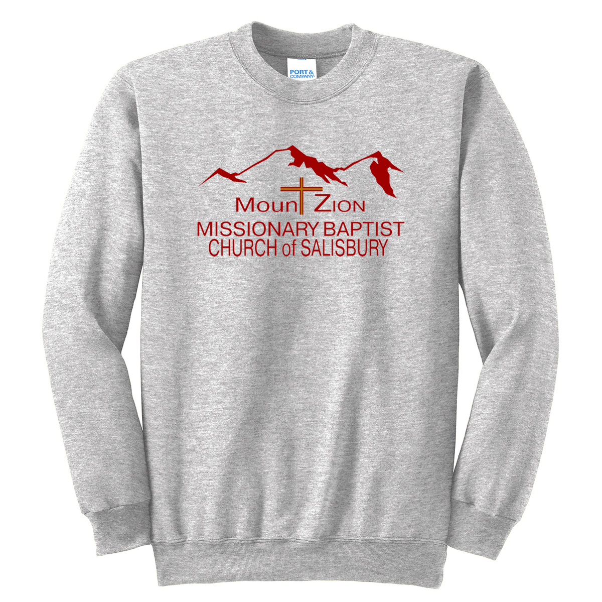 Mount Zion Missionary Baptist Church Crew Neck Sweater