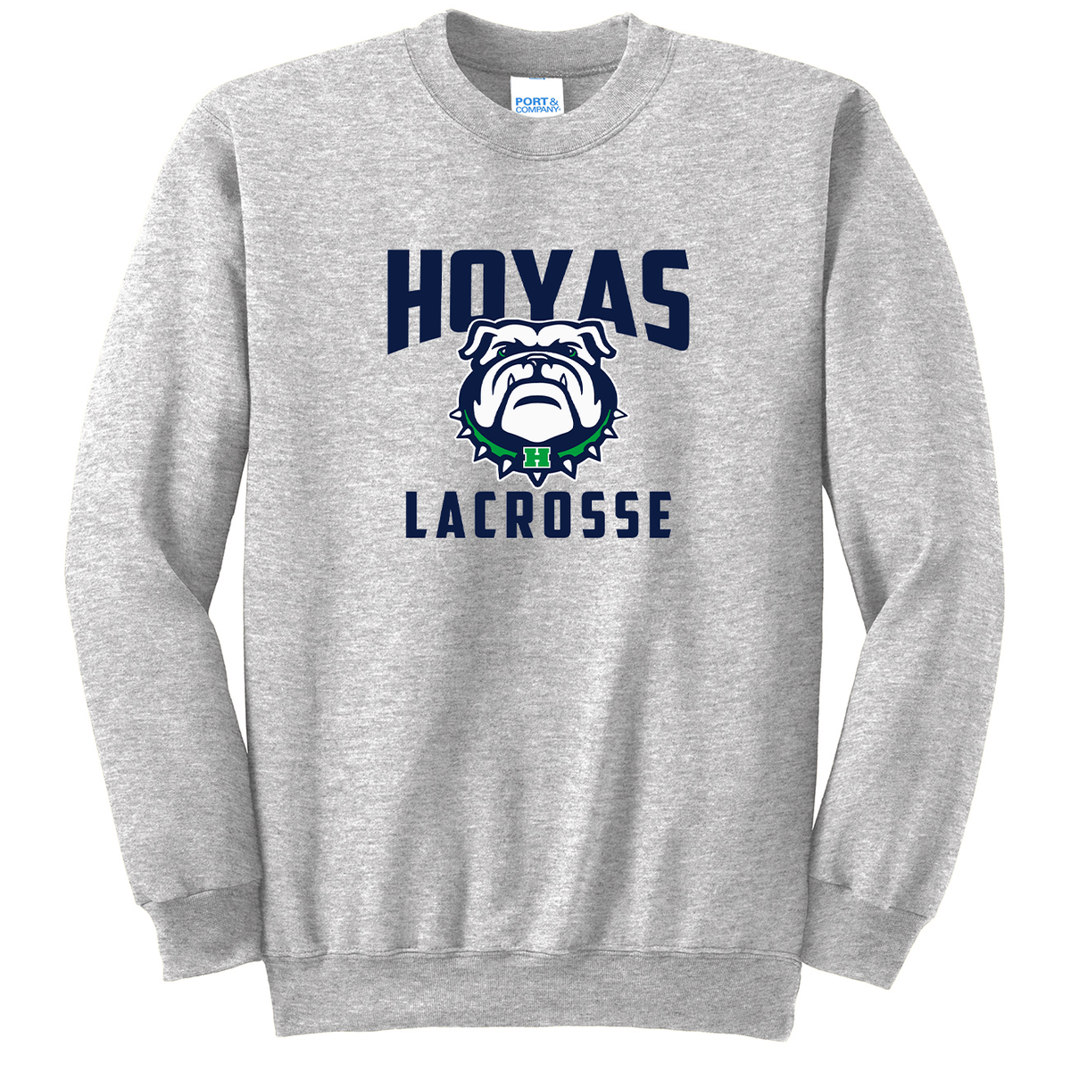 Hoya Lacrosse Crew Neck Sweater