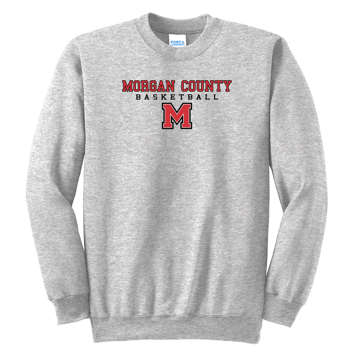 Morgan County Basketball Crew Neck Sweater