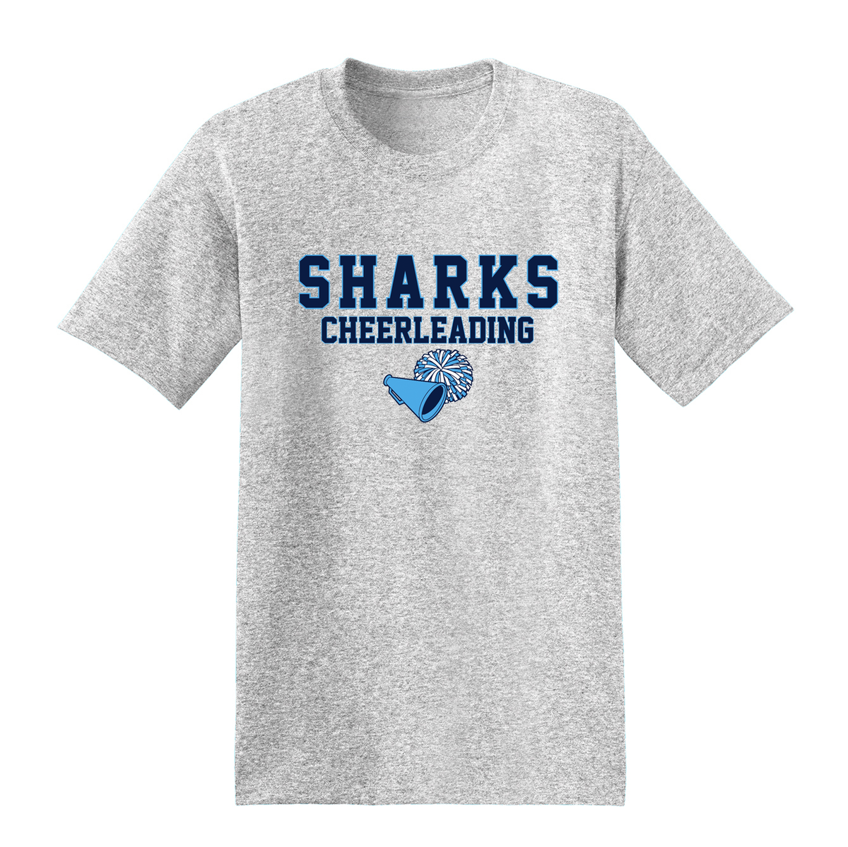 Sharks Cheerleading T-Shirt *GLITTER LOGO*