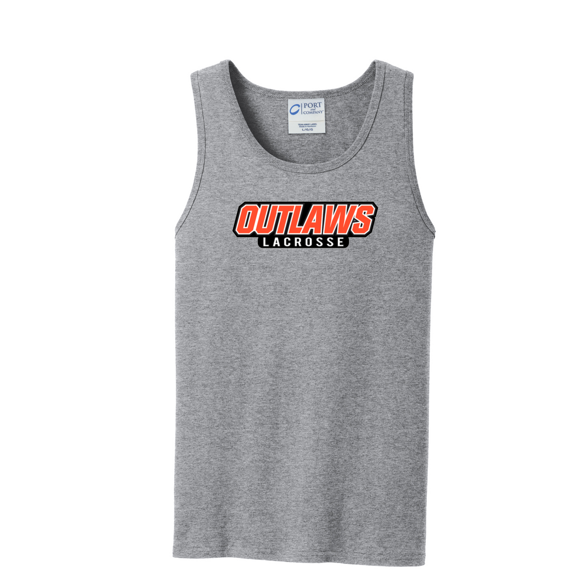 Outlaws Lacrosse Sleeveless Cotton Tank Top