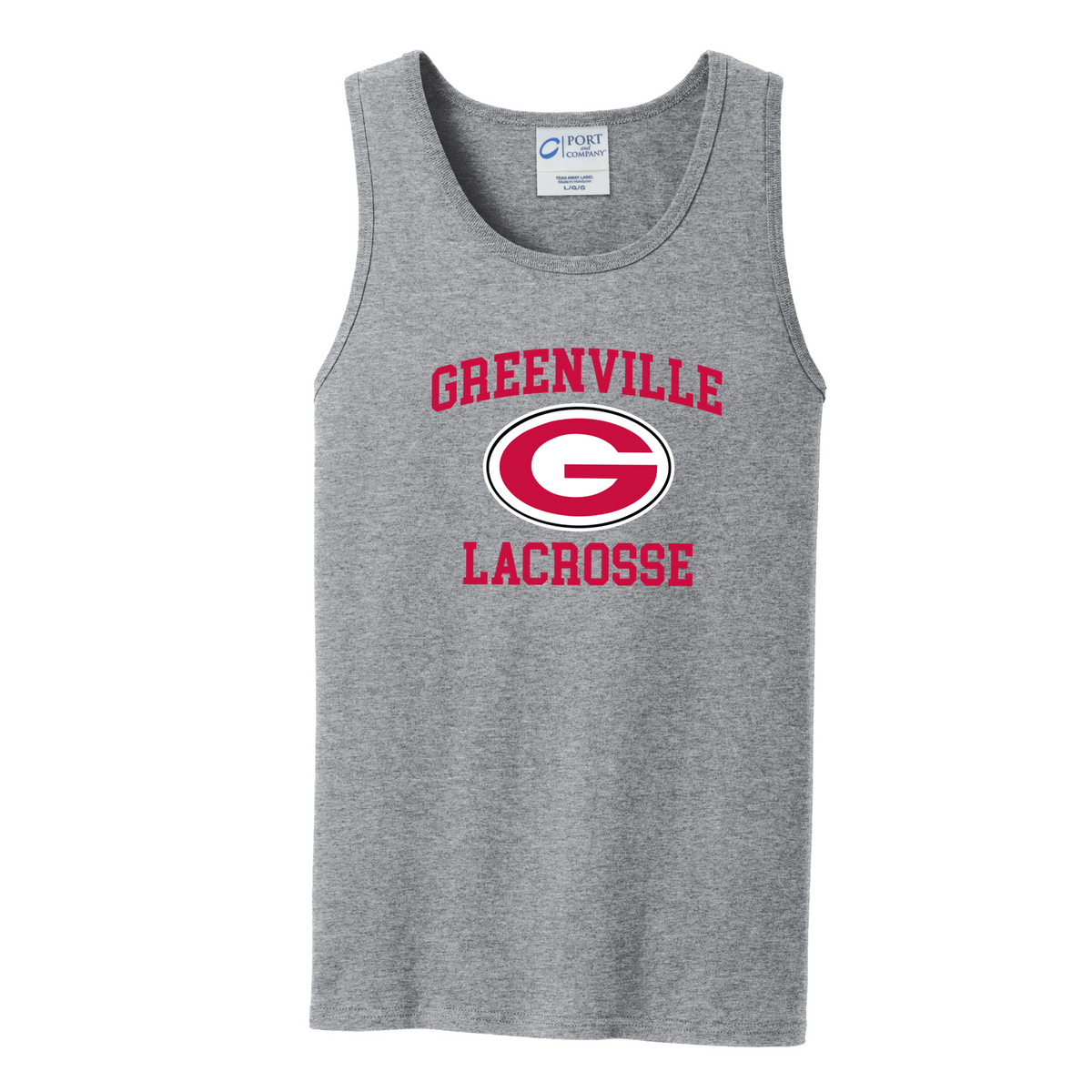 Greenville Lacrosse Sleeveless Cotton Tank Top
