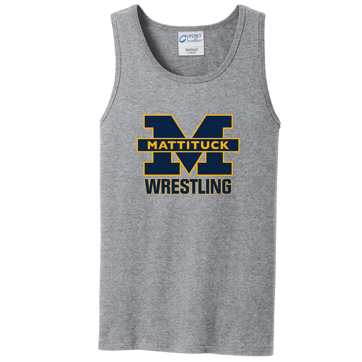 Mattituck Wrestling Sleeveless Cotton Tank Top