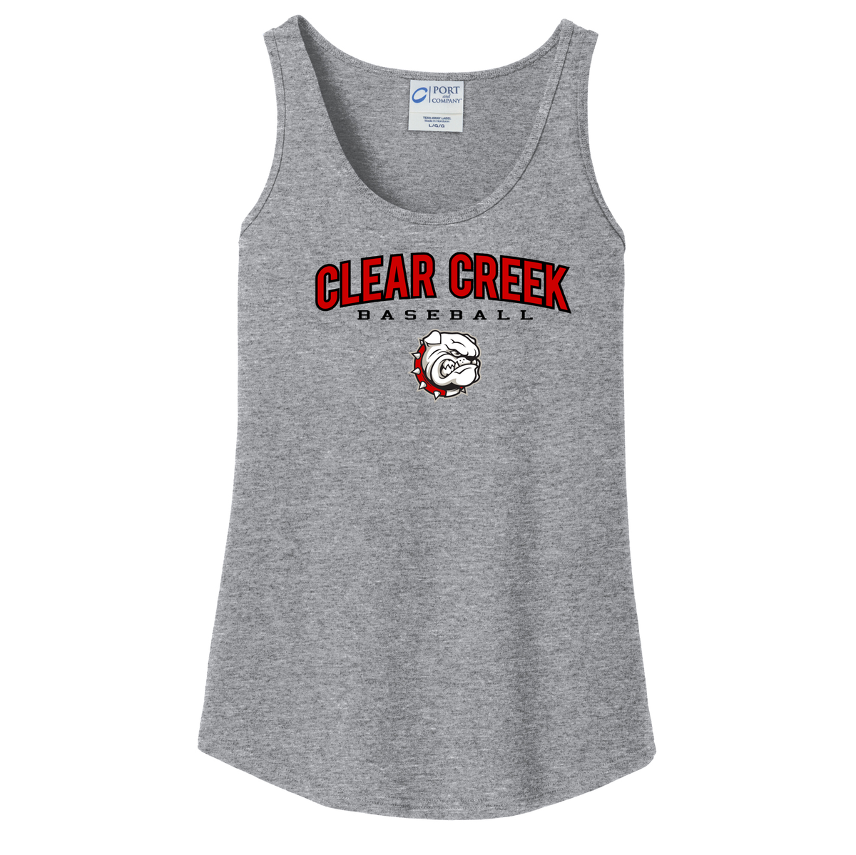 Clear Creek Bulldog Baseball Women's Tank Top