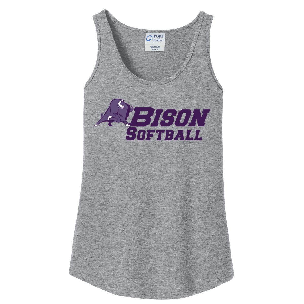 Sunset Bison Softball Women's Tank Top