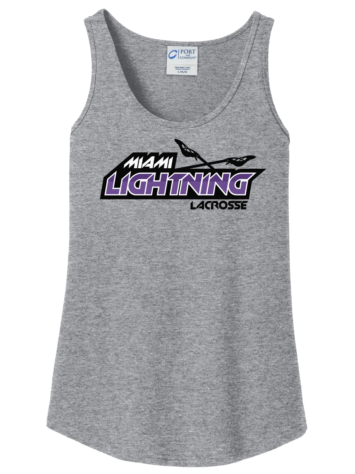 Miami Lightning Women's Athletic Heather Tank Top