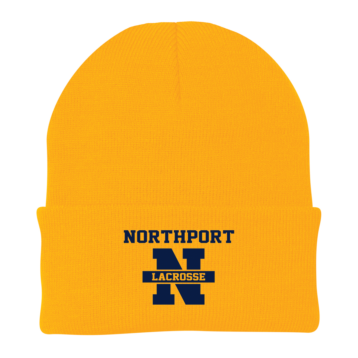 Northport High School Lacrosse Knit Beanie