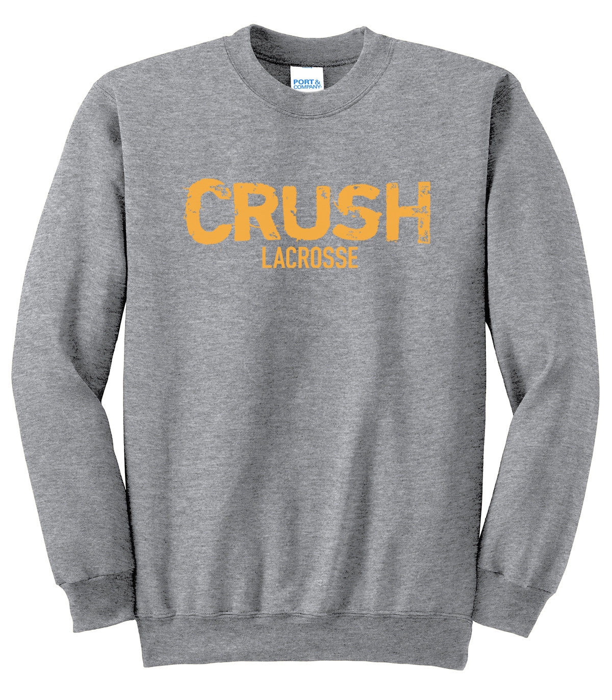 Crush Lacrosse Athletic Heather Crew Neck Sweater