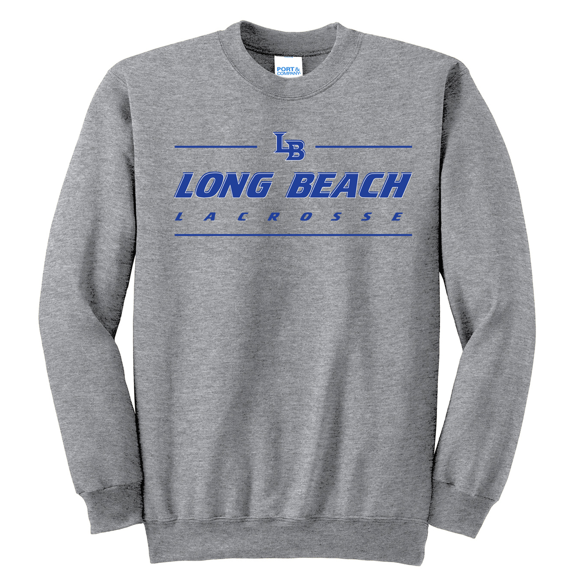 Long Beach HS Lacrosse Crew Neck Sweater